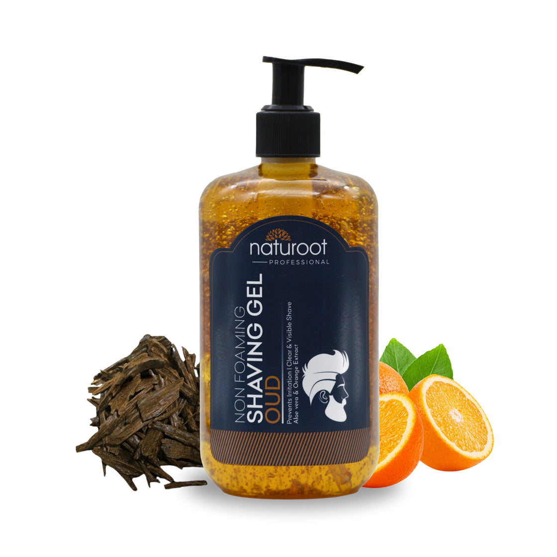 Oud Non-Foaming Shaving Gel with Beard Growth Oil