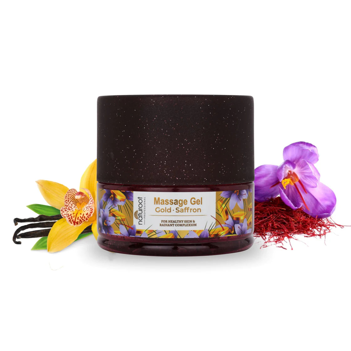 Sparkling Gold Massage Cream with Scrub, Gel and Mask